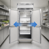 Thumbnail image #3 for Continental D1FXNSAPTHD Designer Line Extra-Wide One-Section Pass-Thru Freezer
