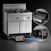 Thumbnail image #3 for Imperial 4-Battery Electric Floor Fryer with Built-In Space Saver Filter System, 75 lb. Tanks, Immersed Elements, and Computer Controls