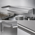 Thumbnail image #3 for Eagle Group 36 Inch x 12 Inch Wall-Mounted 14 Gauge 304 Stainless Steel Shelf