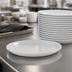 Thumbnail image #4 for Jane 6-Inch Round Narrow Rim Melamine Bread & Butter Plate, White