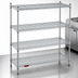 Thumbnail image #4 for EAGLEbrite Double-Mat Wire Shelving Starter Unit, 4-Tier, 60 x 18 x 74 Inches, Zinc Finish