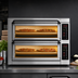 Thumbnail image #3 for PizzaMaster PM 352ED-4DW Countertop Electric Stone Hearth Pizza Oven, 2 Chambers, 4 Hearthstones per Oven