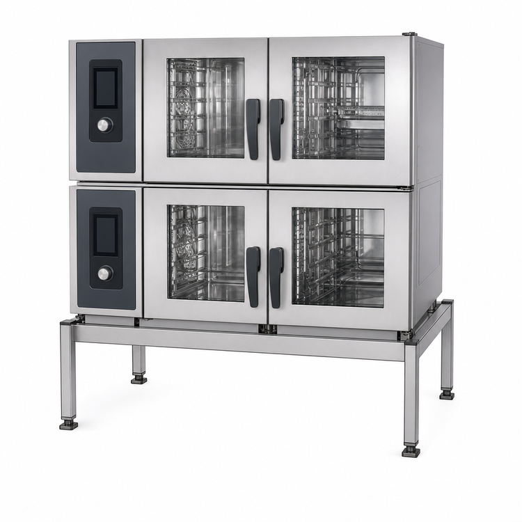 Product image #3 for RATIONAL Stand I Combi-Duo Stationary Stainless Steel Equipment Stand for iCombi 6-Full Size on 6-Full Size