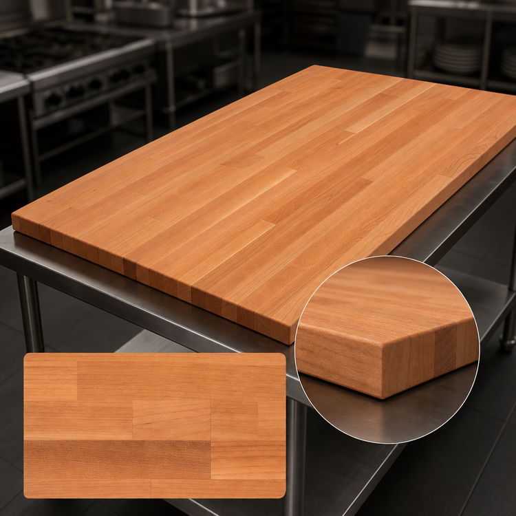 Product image #3 for Boos Block American Cherry Wood Kitchen Countertop, 72 Inches x 38 Inches x 1-1/2 Inches