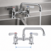 Thumbnail image #3 for OptiFlow Heavy Duty Commercial Deck Mount Faucet with 14-Inch Swing Spout