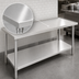 Thumbnail image #3 for Advance Tabco 84-Inch x 24-Inch 304 Stainless Steel Work Table with Undershelf