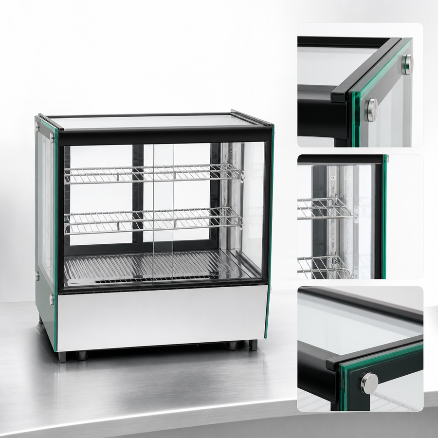 Double-Paned Tempered Straight Glass