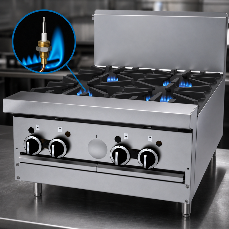 Product image #3 for Garland GF Starfire Pro GF24-4T 24-Inch Modular Gas Restaurant Range Top, 4 Open Burners, Flame Failure, Stainless Steel
