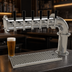 Thumbnail image #3 for Glastender PC-6-MFR Countertop Pipe Cantilever Draft Dispensing Tower, 6 Faucets, Glycol-Cooled, Mirror Finish