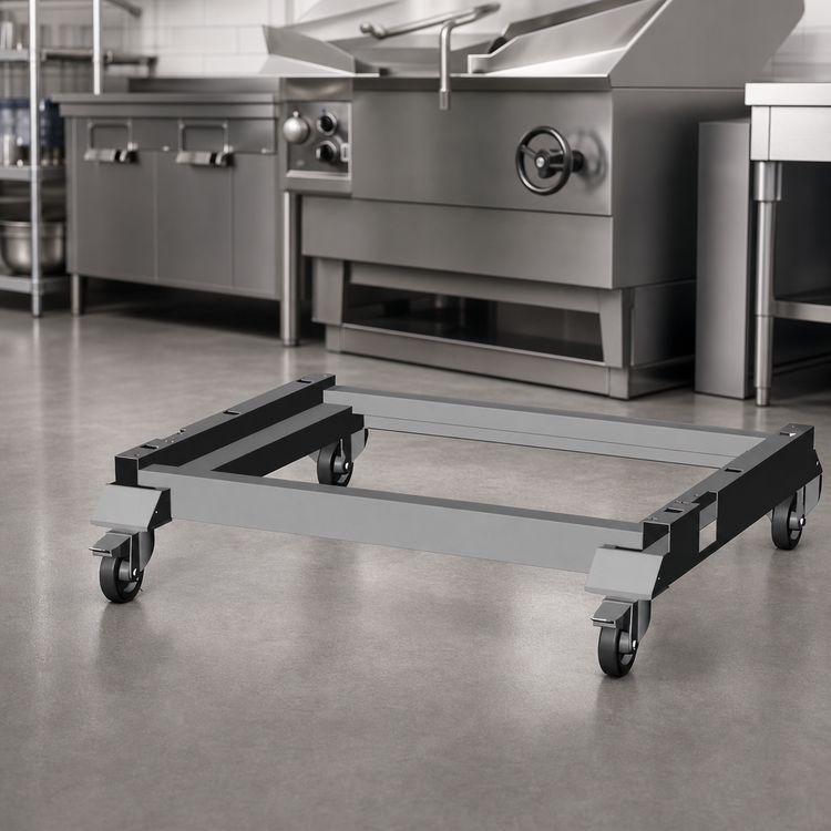Product image #3 for Vulcan PRECIPAN 28-Gallon Caster Frame Kit for Braising Pans and Tilt Skillets