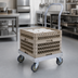 Thumbnail image #3 for Cres Cor 20 x 20 Single-Stack Aluminum Dish Rack Dolly