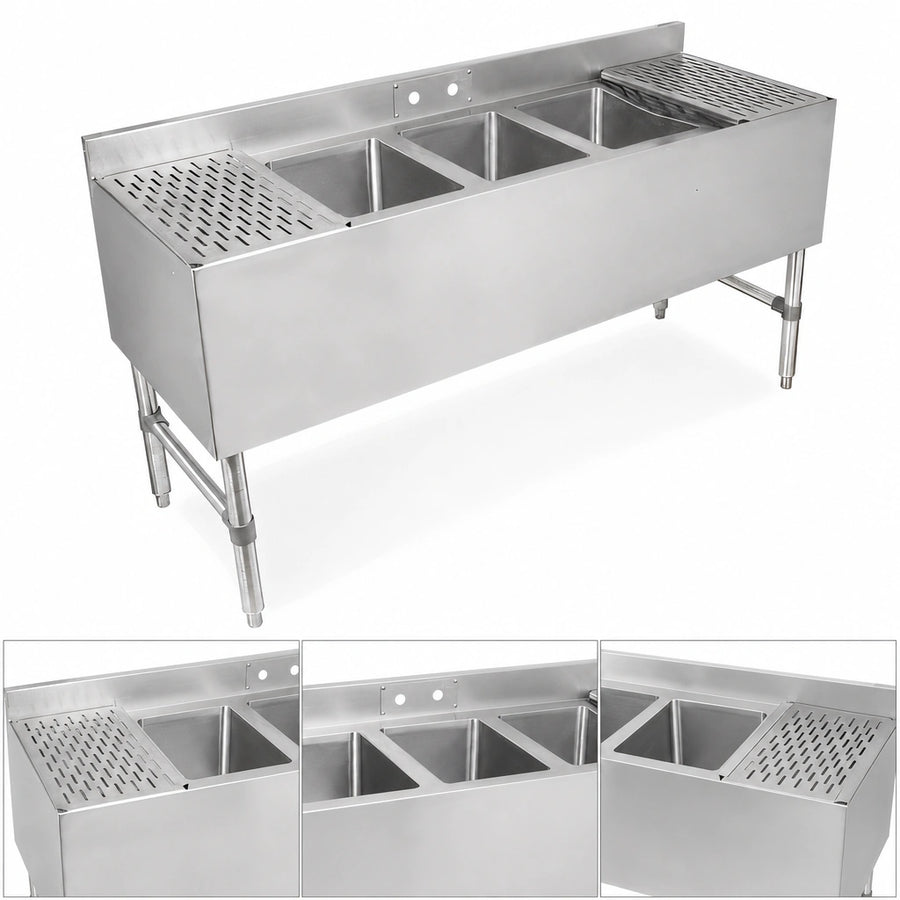 Three Compartment Sink