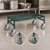 Thumbnail image #3 for Metro Super Erecta Mobile Wire Dunnage Rack, 48 x 18 Inches, 800 lb. Capacity, Green Epoxy-Coated Finish