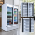 Thumbnail image #3 for Beverage Air Marketeer Two-Section Reach-In Glass Door Refrigerated Merchandiser, 41.66 Cu. Ft., White, Bottom-Mounted Self-Contained, R290