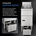 Thumbnail image #3 for Pitco Solstice Prepackaged Electric Twin-Tank Fryer System with SoloFilter, 17 kW