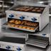 Thumbnail image #3 for Comstock-Castle 36-Inch Countertop Gas Char-Broiler and Warmer Combination with Pull-Out Warming Rack