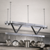 Thumbnail image #3 for Advance Tabco Ceiling-Mounted Triple-Bar Stainless Steel Pot Rack, 36 x 22 Inches