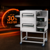 Thumbnail image #3 for Lincoln Impinger II 1100 Series Double Stack Electric Conveyor Pizza Oven Package with FastBake and EasyTouch Controls