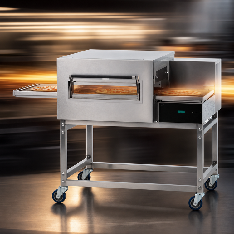Product image #3 for Lincoln Quick Ship Impinger II Single-Deck Natural Gas Conveyor Oven, Left-to-Right, FastBake