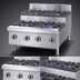 Thumbnail image #3 for Garland UTOG48-SU8 48-Inch Gas Countertop Step-Up Hotplate with 8 Burners