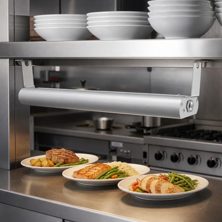 Product image #3 for Vollrath 60-Inch Low Profile Unlighted Single Strip Heat Lamp