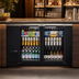 Thumbnail image #3 for Everest Refrigeration 49-Inch Two-Section Back Bar Refrigerator with Locking Glass Doors, 14 Cu. Ft.