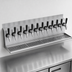 Thumbnail image #3 for Krowne 36-Inch Wall-Mount 12-Faucet Glycol-Cooled Draft Beer Tower with Drip Tray