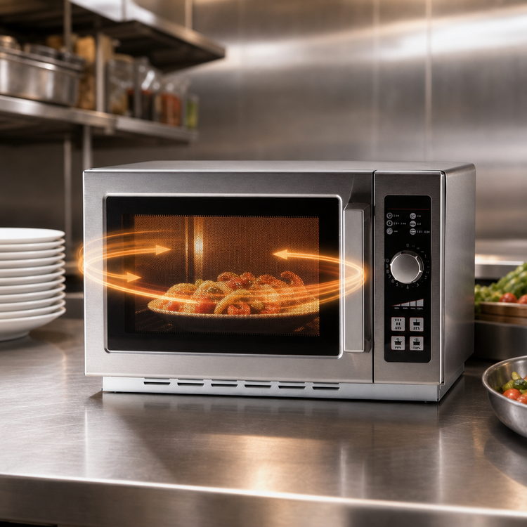Product image #3 for Amana Commercial 1.2 Cu. Ft. Medium-Duty Countertop Microwave Oven, 1000 Watt, Dial Control