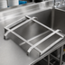 Thumbnail image #3 for John Boos Stainless Steel Dishtable Rack Slide for 24 x 24 Pre-Rinse Sink