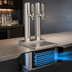 Thumbnail image #3 for Skyline 2-Faucet Countertop Glycol-Cooled Draft Beer Station with Kool-Rite Module, Polished Stainless Steel