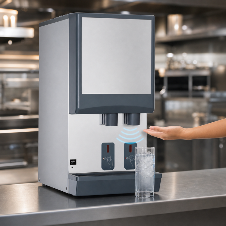 Product image #3 for Symphony Plus E12CI414A-S Countertop Chewblet Ice & Water Dispenser, 388 lb. Production, 12 lb. Storage, 230v