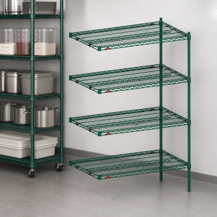 Product image #4 for Metro Super Erecta Metroseal 3 Add-On Wire Shelving Unit, 36 x 21 x 74 in, 5 Shelves