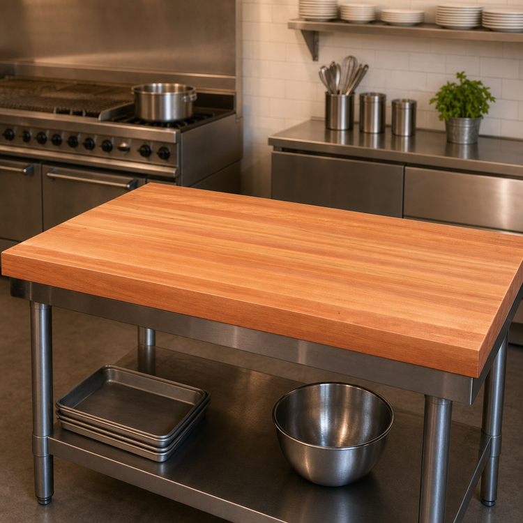 Product image #3 for Boos Block American Cherry Edge Grain Kitchen Countertop, 72 x 30 x 3 Inches, Varnique Finish