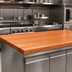 Thumbnail image #3 for John Boos Boos Block American Cherry Edge Grain Kitchen Countertop, 96 x 48 x 2-1/4 Inch, Varnique Finish