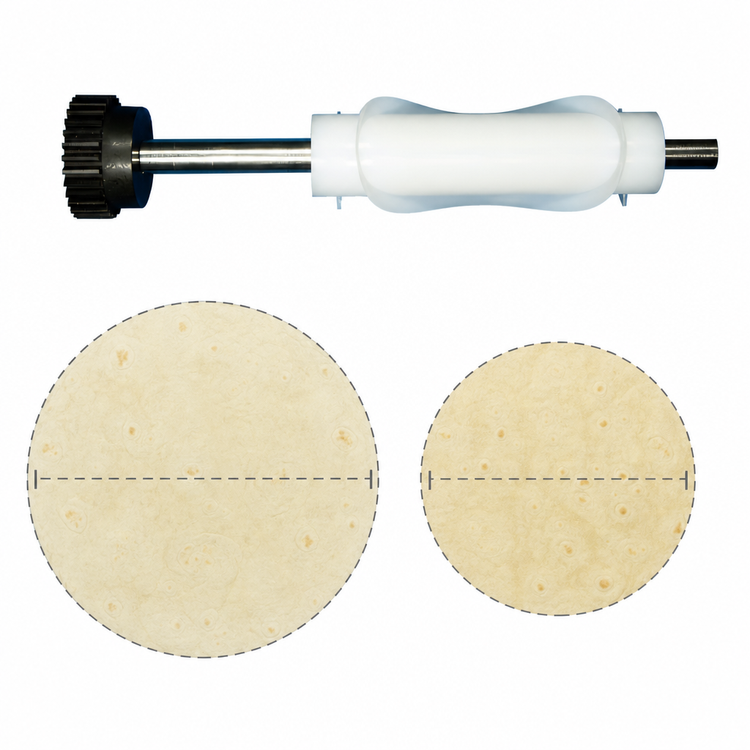 Product image #3 for Tortilla Masters 13 cm Raw / 12 cm Cooked Tortilla Cutter
