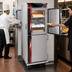 Thumbnail image #3 for Cres Cor Insulated Pass-Thru Mobile Heated Holding Cabinet with Top-Mount Heater, Dutch Doors, and 12-Pan Capacity