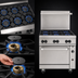 Thumbnail image #3 for Wolf Challenger XL 36-Inch Gas Restaurant Range with 6 Open Burners and Standard Oven