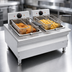 Thumbnail image #3 for RedHots Chef Line Countertop Electric Split Pot Fryer with Dual 15-lb Tanks
