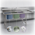 Thumbnail image #3 for Eagle Group 414 Series Coved-Corner Three-Compartment Sink with Right-Hand 18-Inch Drainboard, 80-3/4-Inch Wide