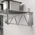 Thumbnail image #3 for Advance Tabco Special Value Series 18-Inch Heavy-Duty Chrome-Plated Wire Shelving Wall Bracket Set, Single Mount
