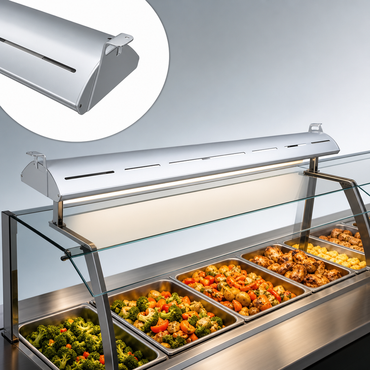 Product image #3 for Hatco Glo-Rite Curved 36-Inch LED Display Light Strip