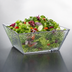 Thumbnail image #3 for American Metalcraft Rain Collection 125 oz. Clear Square Styrene Rain Bowl