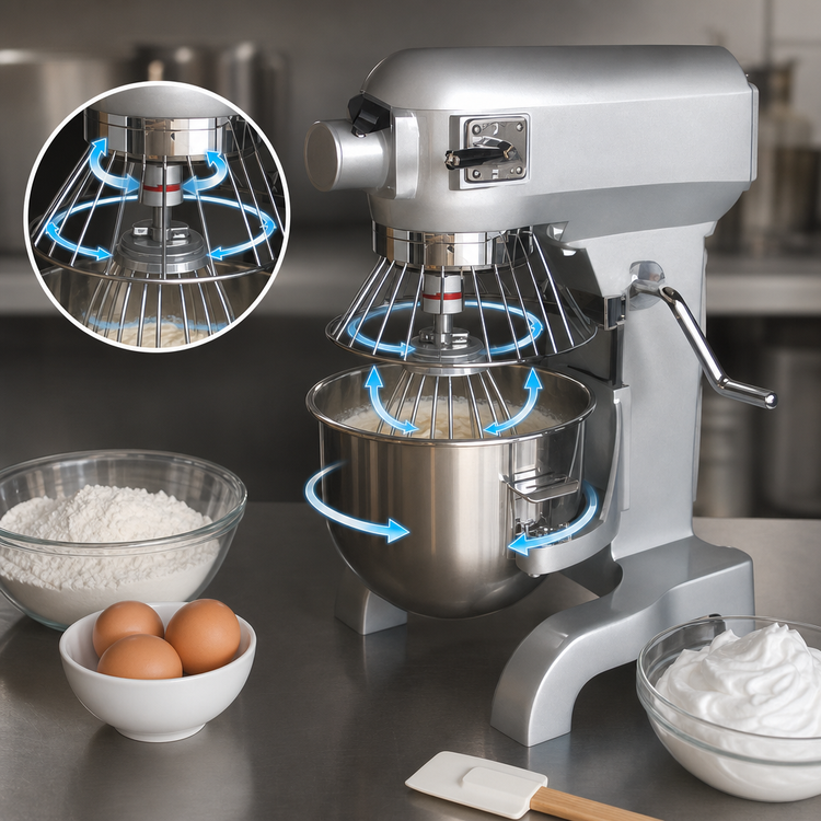 Product image #3 for Uniworld UPM-10E 10 Quart Countertop Planetary Mixer