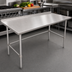Thumbnail image #3 for John Boos Stallion 84-Inch x 30-Inch Stainless Steel Work Table with 1-1/2-Inch Rear Up-Turn and Safety Edge