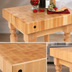 Thumbnail image #3 for John Boos Saratoga Farm Butcher Block Work Table, 24 x 24 x 32, 4-Inch End Grain Northern Hard Rock Maple, Oil Finish