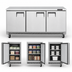 Thumbnail image #3 for Everest Refrigeration Three-Section Undercounter Worktop Freezer, 71-1/8 Inches Wide, 22 Cu. Ft., Stainless Steel