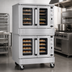 Thumbnail image #3 for Southbend Platinum Full-Size Double-Deck Electric Convection Oven, Standard Depth, Ventless, Independent Doors, 11 kW Per Deck
