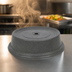 Thumbnail image #4 for Cambro Versa Camcover Round Fiberglass Plate Cover for 10-3/16-Inch Plates, Granite Gray