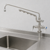 Thumbnail image #4 for UltraRinse Stainless Steel Single-Hole Deck-Mount Mixing Faucet with 18