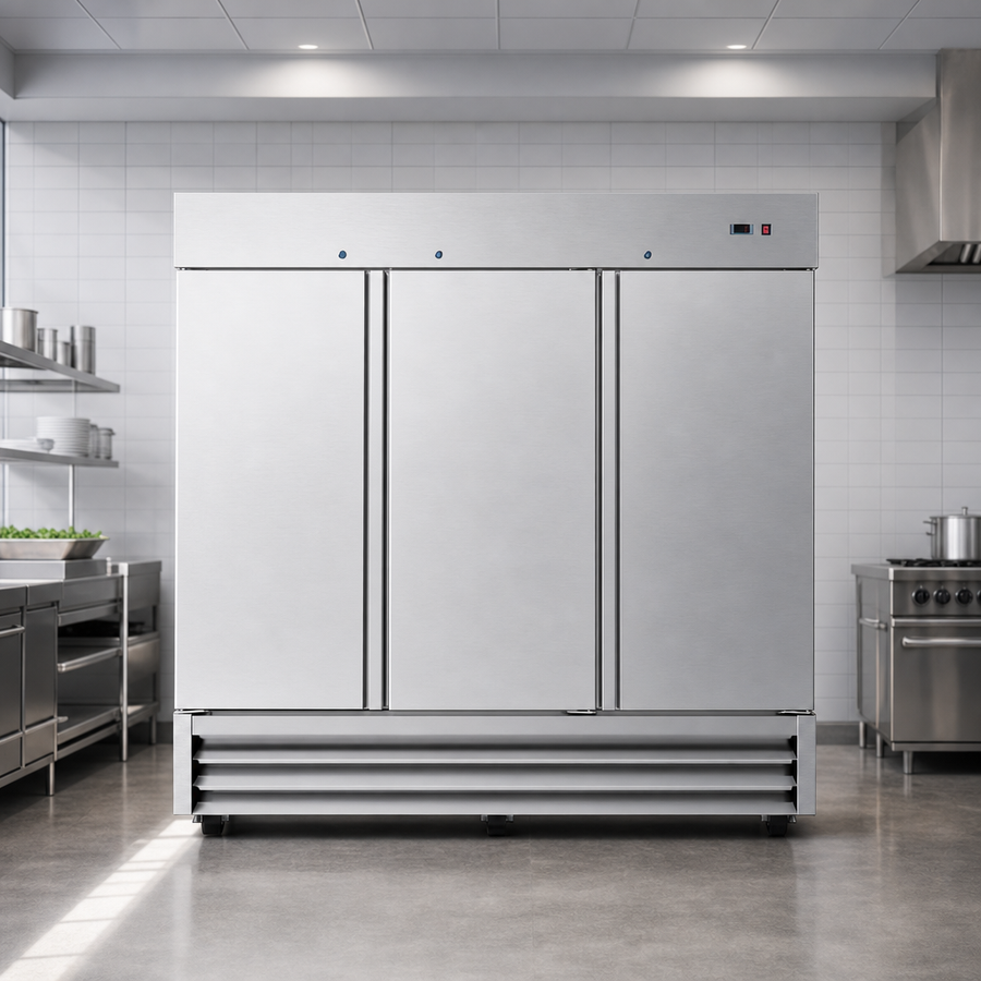 Three Solid Locking Doors